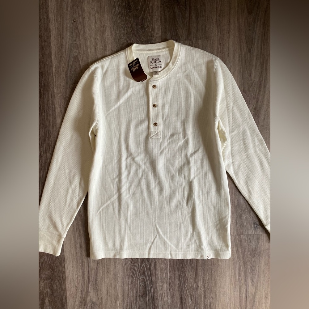 LANDS END Men's Long Sleeve Shirt